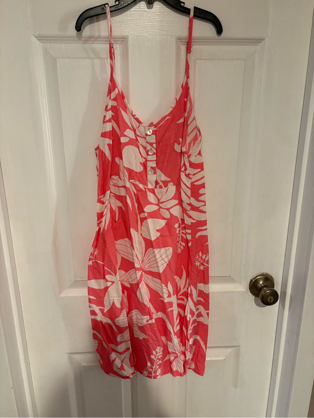 Kiwi & Punch Coral Floral Sundress - Size S